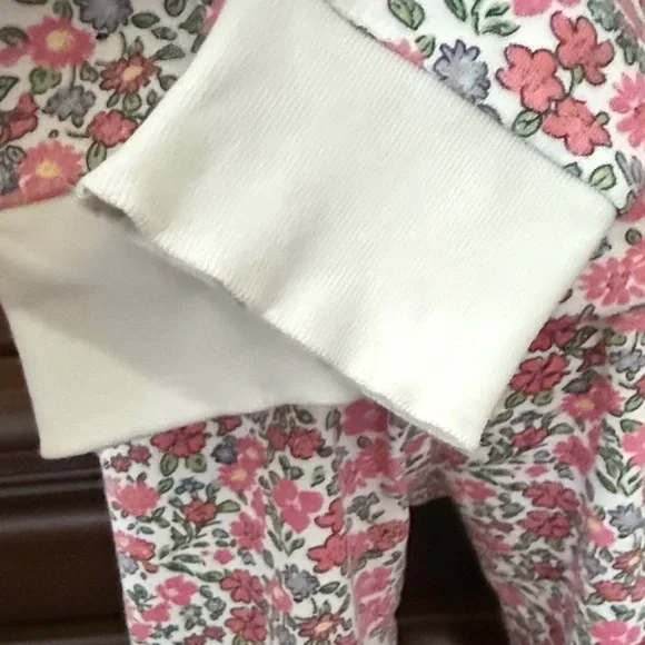 Girls PETITE PLUME Pink Floral Pajama Set Size 5 - Picture 6 of 8
